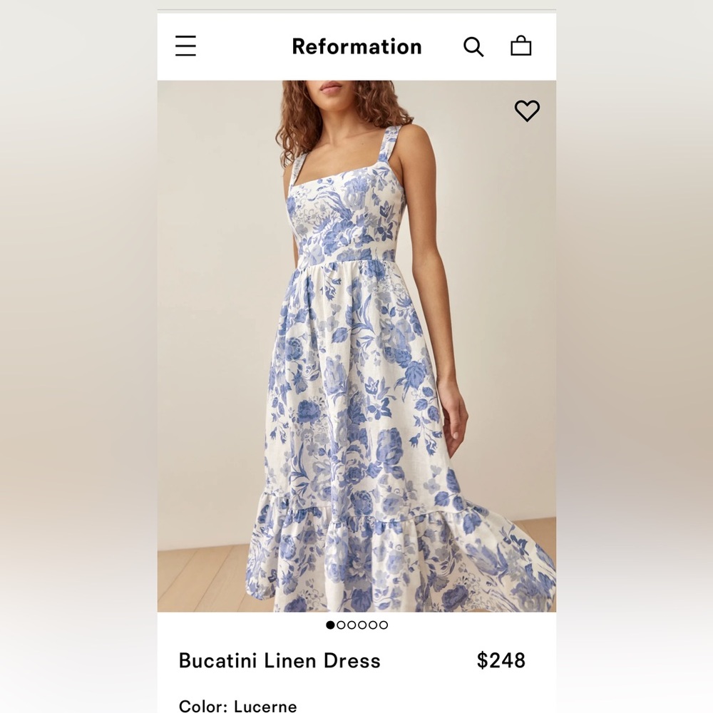 Reformation Bucatini Lucerne dress